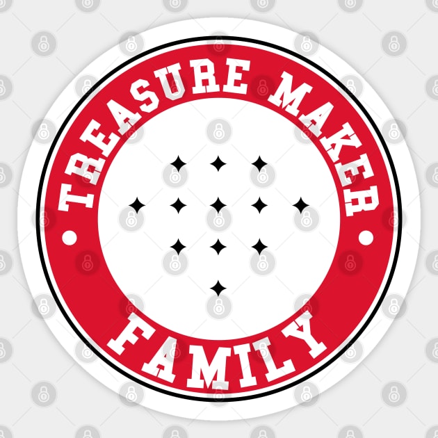 Treasure 13 maker family logo emblem Sticker by Oricca